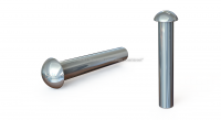 Заклепка с полукруглой головкой ГОСТ 10299-80 