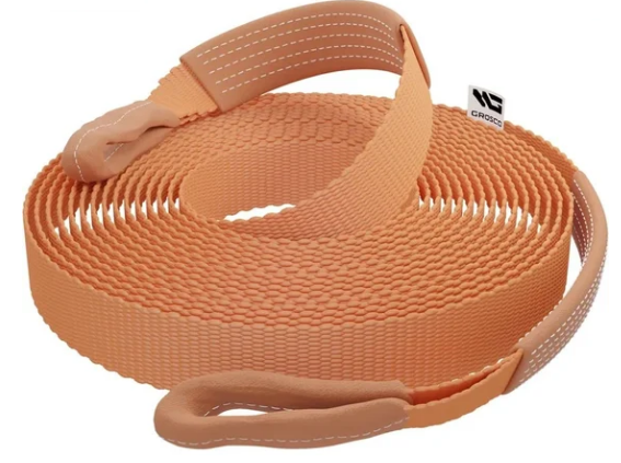 Динамическая стропа Grosco 12т, 3м, крюк/петля, рывковый трос для буксировки авто до 6 тонн BTD1203HL