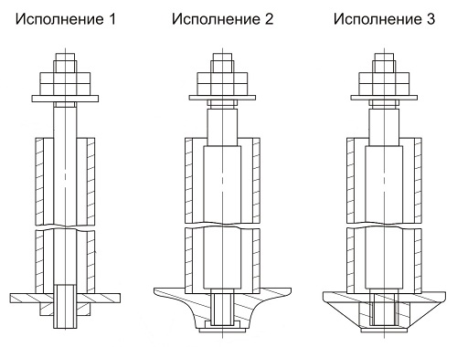 Болты съемные тип 4 исполнение 3