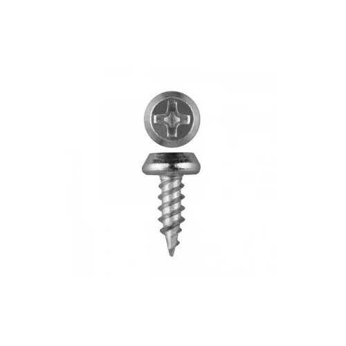 Полуцилиндрическая головка Ph № 2 с наконечником-сверлом, оцинкованные