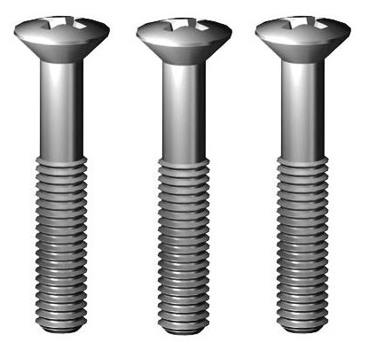 ГОСТ 17474-80 Винты с полупотайной головкой