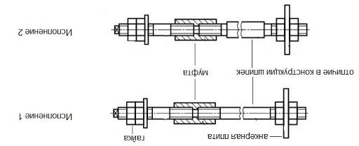 Болт составной тип 3 исполнение 2