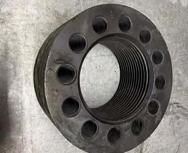 Наша компания произвела гайку диаметром М80х4 по чертежу заказчика